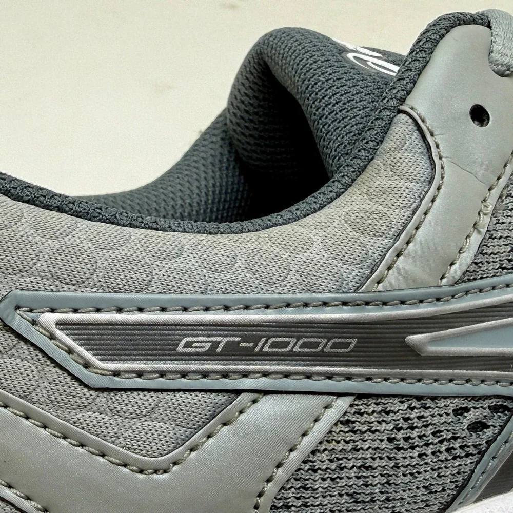 Asics GT-1000 6 Women's Size 8.5 Running Shoes Grey Orange Stability T7A9N - Picture 12 of 16